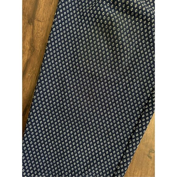 H&M Blue Elastic Drawstring Waist Harem Pants with Pockets, Sz Large - Picture 2 of 8